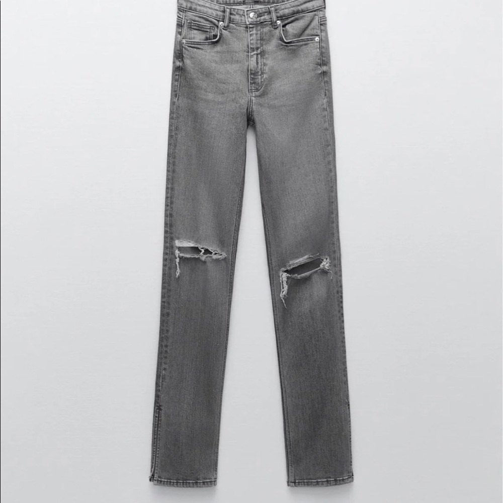 Split hem Zara jean NWOT